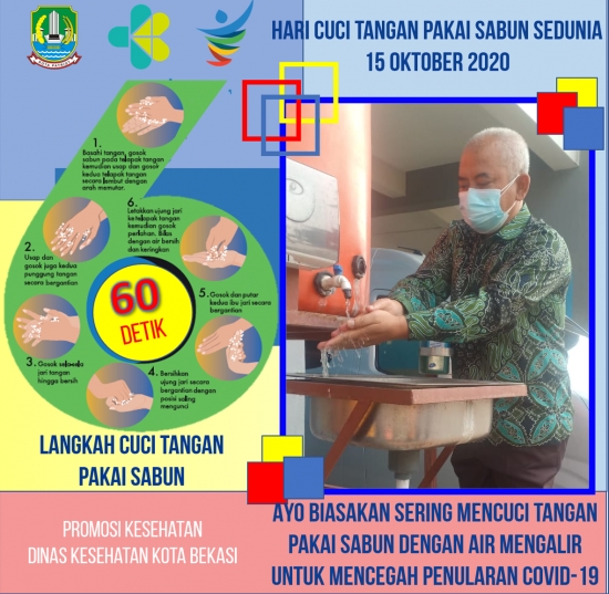 Pemerintah Kota Bekasi Wali Kota Ingatkan Warga Pentingnya Cuci Tangan Di Hari Cuci Tangan Sedunia