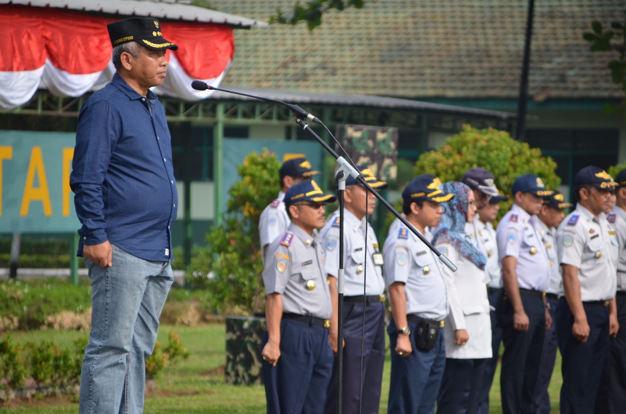 Pemerintah Kota Bekasi Wali Kota Bekasi Jadi Inspektur Apel Pangarahan Umum Phl Dinas Perhubungan Kota Bekasi